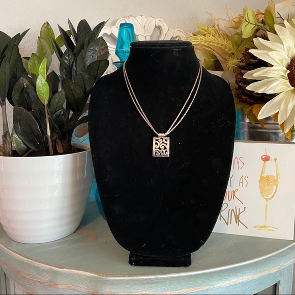 Brighton Jewelry - Brighton Silver Tone Double Strand Necklace